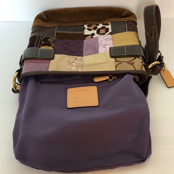 Coach Patchwork Bag Purse New Cond Used Once - Picture 3 of 4